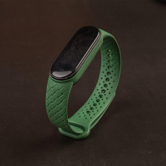 Gambar Strap Tali Smartwatch Xiaomi Miband 3 4 5 6 Motif Braided Banyak Warna - B. DARK GREEN, Miband 5/6 dari Klasik Club undefined Tokopedia