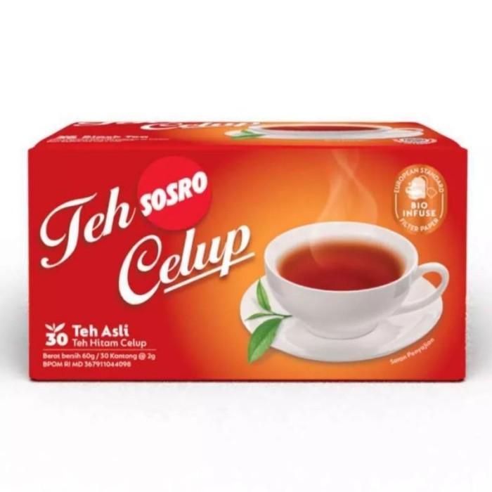 Gambar SOSRO Teh Kantong Celup 2in1 All Varian - 30 Sachet dari Nazilla Global Shop undefined Tokopedia