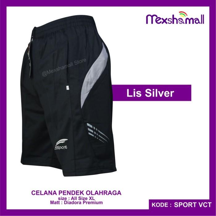Gambar Celana Pendek Olahraga Sport Bulutangkis Badminton Size L XL XXL - SILVER, XXL dari mexshamall undefined Tokopedia