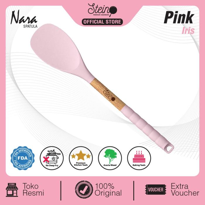 Gambar STEIN Nara Spatula (Sutil Masak) - PINK IRIS dari Chubby Baby Jakarta undefined Tokopedia