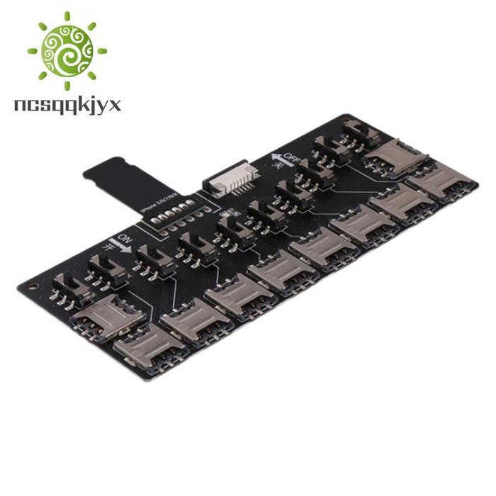 Jual Adaptor Kartu Sim 10 Slot Dengan Saklar Independen Untuk
