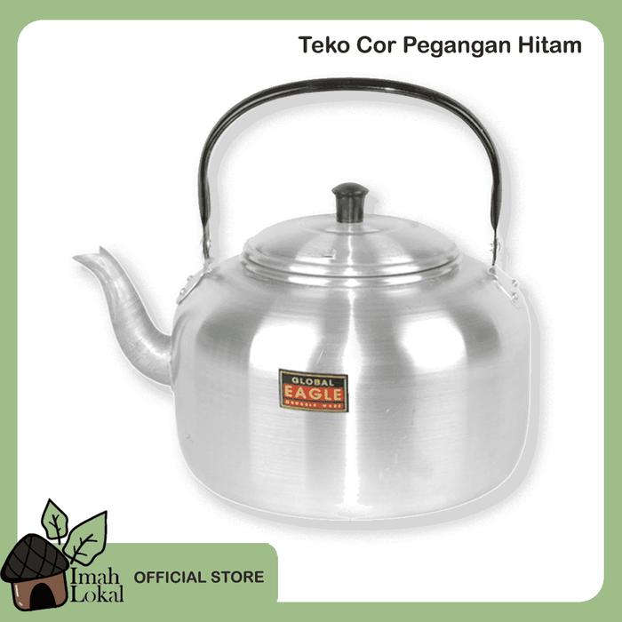 Gambar Teko Cor Alumunium 16 18 20 22 24 26 28 cm / Kettle Cor - GE - 24cm dari Imah Lokal undefined Tokopedia