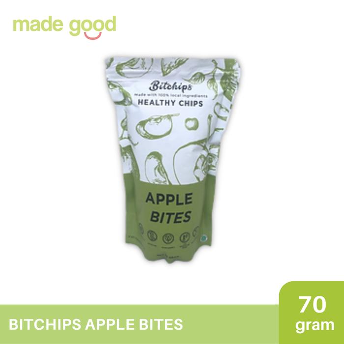 Gambar Bitchips Healthy Snack 70gr cemilan buah Gluten free Vegan friendly - Apple dari Madegood Market undefined Tokopedia