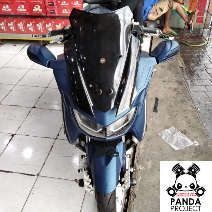 Gambar Visor/Windshield Nmax Old / Nmax 2020 New 155 V-Flow MHR Anti Pecah - Hitam Pekat dari PJT Motorsport undefined Tokopedia