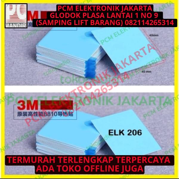 Cinta Térmica Adhesiva 3M 8810 – 80mm X 80mm, Para Fijar Disipadores A Chips, Alternativa A Pasta Térmica