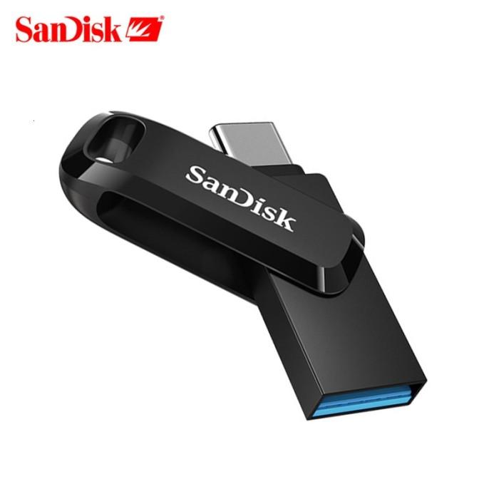 Gambar Sandisk 64GB USB Type-C USb 3.1 Ultra Dual Drive Go (NON TOKOCABANG) - Hitam dari Aquarius Ofc undefined Tokopedia