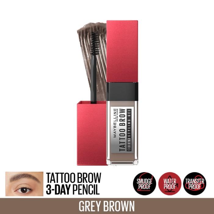 Gambar MAYBELLINE Tattoo Brow 3 Day Styling Gel - Grey Brown dari Charmed ID undefined Tokopedia