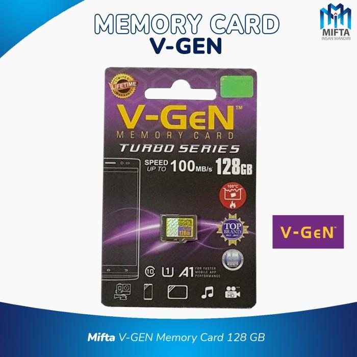 Gambar MICRO SD VGEN CLASS 10 TURBO SERIES 16GB 32GB 64GB 128GB 256GB - 128 gb dari Eugene Dalton Store undefined Tokopedia