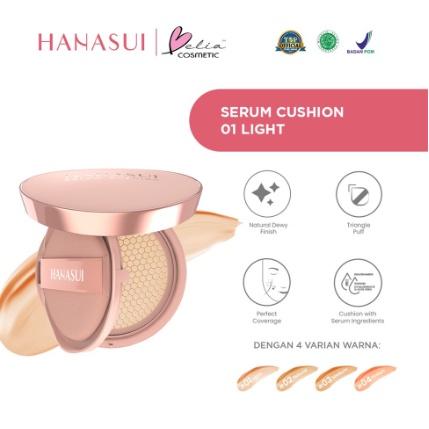 Gambar HANASUI CUSHION SER15GR | FOUNDATION | FLAWLESS| NATURAL DEWY FINISH - 04 Pinkish dari Dolphin Kosmetik undefined 5 Tokopedia