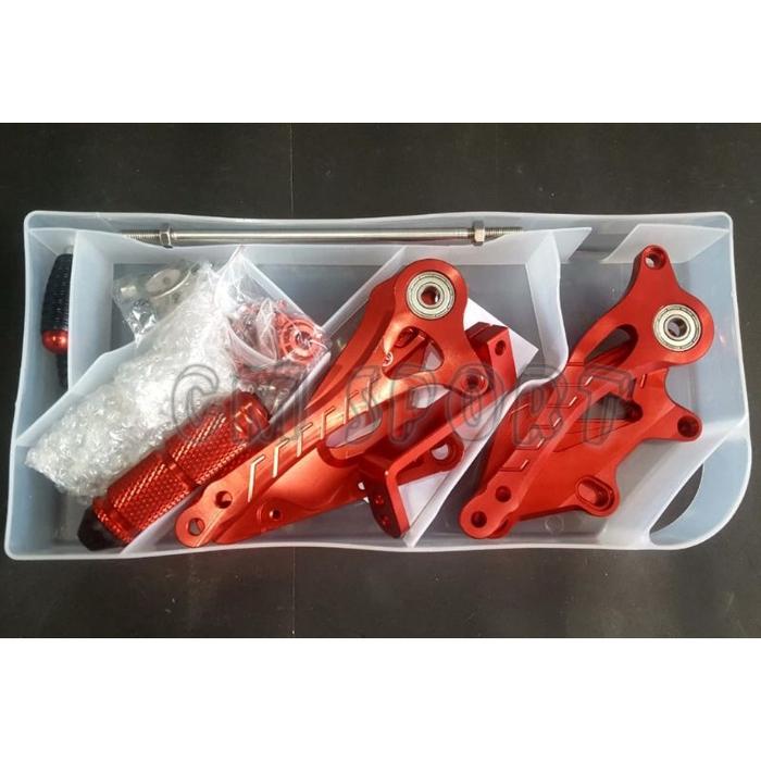 Gambar FootStep Underbone Satria Fu Satria Old NUI Bikes - Red dari PLATINUM MOTOR SPORT undefined Tokopedia