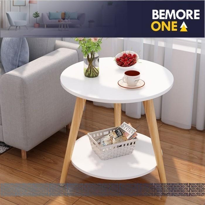 Gambar Meja santai Coffee Table Meja Kopi Meja Tamu Meja Tamu Minimalis - M27 White dari BEMOREONE_NEW undefined Tokopedia