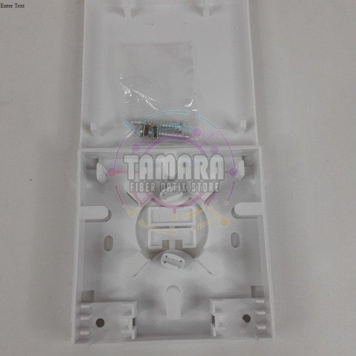 Gambar Roset 2 core fiber optik roset 2c kosong dan lengkap adaptor f fo ftth - Roset kosongan dari Tamara Fiber Optik undefined Tokopedia