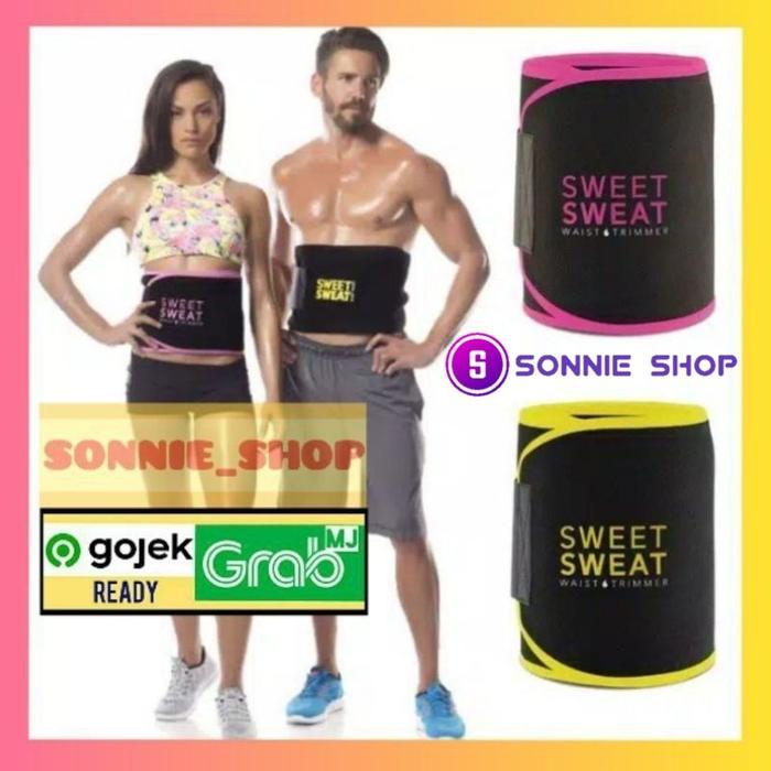 Jual (T)erpopule(R) (+box) SWEET SWEAT Waist Trimmer Belt Korset