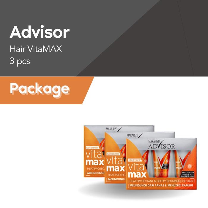 Gambar PAKET ISI 3 - Makarizo Advisor Hair Recovery Vitamax 8 ml x 3 - 8 dari Makarizo undefined Tokopedia