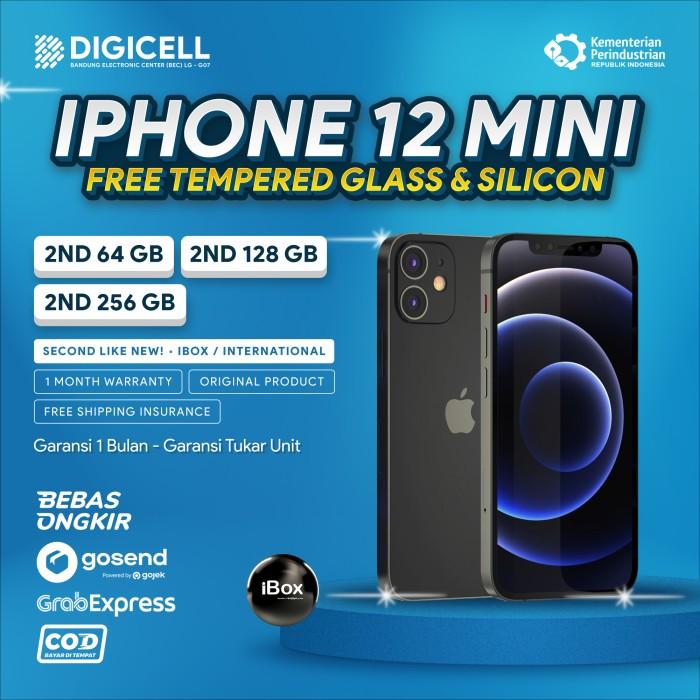 Gambar IPHONE 12 MINI 64 128 256 GB SECOND MULUS INTER IBOX - 64 GB INTER, BLUE dari DIGICELL undefined Tokopedia