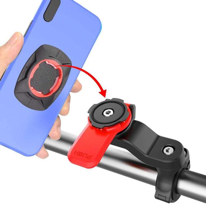 Gambar Stand Dudukan Smartphone Holder Sepeda Bicycle Handlebar 2 Patch - Hitam dari Maslinda Store undefined Tokopedia