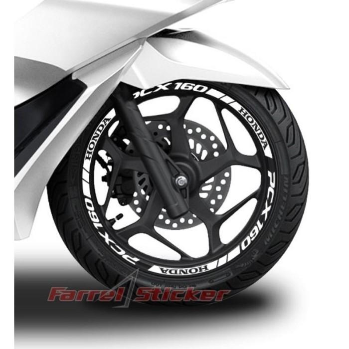 Gambar STICKER CUTTING PCX 160 BODY MERAH - Velg putih dari Sticker Shop97 undefined Tokopedia