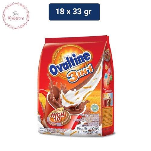 Gambar OVALTINE 3in1 Susu Bubuk Cokelat Stik (18 sachet x 33 gr) dari TheKribstore undefined Tokopedia
