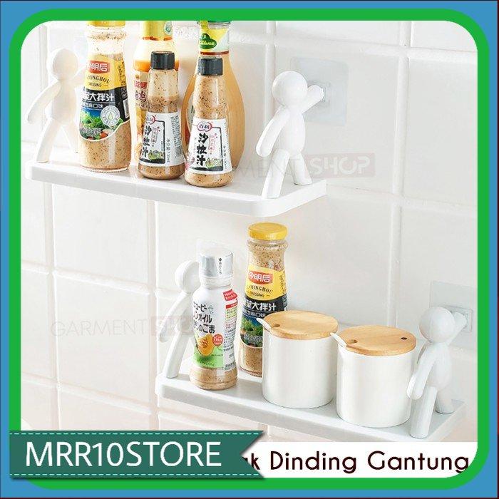 Gambar Rak Gantung Sudut Dinding Serbaguna Tempat Sabun Bumbu Dapur Estetik - NO BUBBLEWRAP dari R10_Store undefined Tokopedia