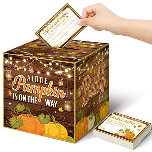Gambar 51 Pieces Fall Pumpkin Diaper Raffle Tickets with Diaper Raffle dari Home and Kitchen USA undefined Tokopedia