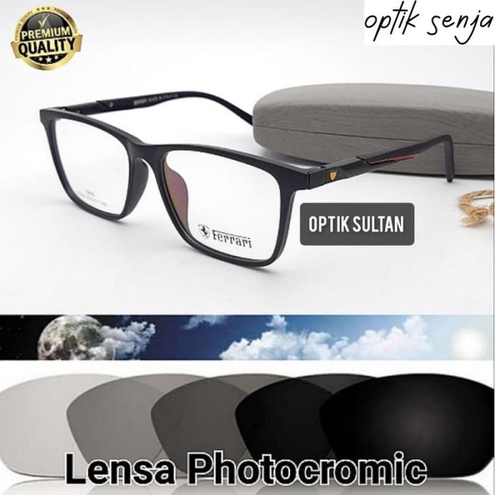 Gambar Kacamata Minus Pria Sporty Photocromic Anti Radiasi E100 Bisa COD - FRAME SAJA dari Optik Senja undefined 5 Tokopedia