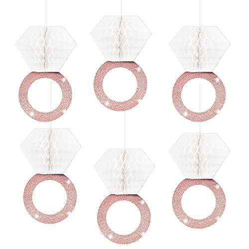 Gambar Bachelorette Party Supplies Diomand Ring Hanging Decorations 6PCS dari Home and Kitchen USA undefined Tokopedia