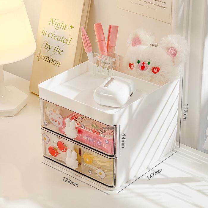 Gambar Tempat Make Up/Kotak Pensil Meja Kotak Alat Tulis Tempat Alat Tulis - PUITH dari SUPHOMY undefined Tokopedia