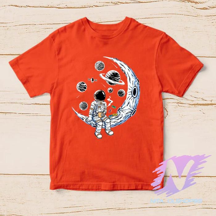 Gambar KAOS ANIMASI ASTRONOT BULAN BAJU ANAK KARTUN PILOT TERBARU dari Vincen Dirga Raya undefined Tokopedia