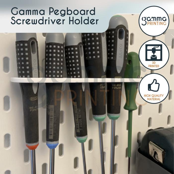 Gambar egboard Screwdriver Holder Aksesoris Peralatan Obeng Organizer Gamma - Type 1, Putih dari Gamma Printing undefined Tokopedia