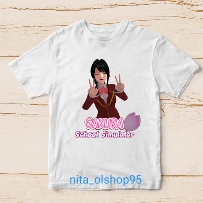 Gambar baju anak school simulator kaos anaksakura karakter terlaris dari Vincen Dirga Raya undefined Tokopedia