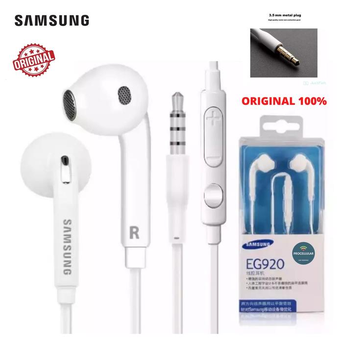 Jual Headset Earphone Samsung S6 S7 EG920 Handsfree Jack