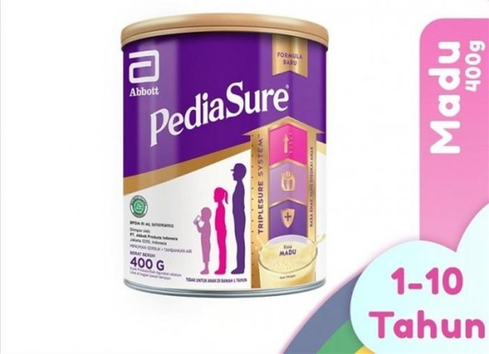 Gambar SUSU FORMULA PEDIASURE TRIPLESURE 400GR NEW (1-10 TAHUN) - MADU dari Kid Malang undefined Tokopedia