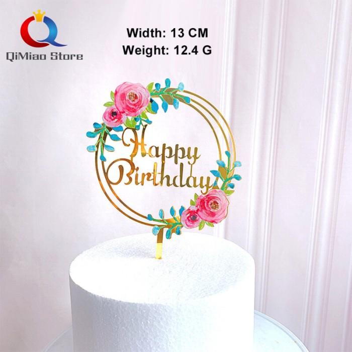 Gambar Gulilong Dekorasi Puncak Kue Akrilik, untuk Pesta Ulang Tahun dari glsshoppp undefined Tokopedia