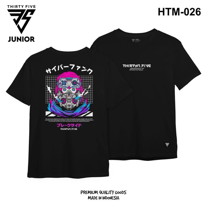 Gambar KAOS ANAK LAKI LAKI - KAOS ANAK SD-SMP Remaja Junior / KAOS DISTRO - HITAM 26, L= 12-13 TAHUN dari COBI KAOS undefined Tokopedia