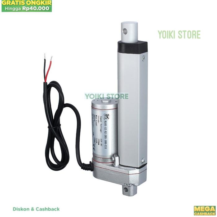 Gambar Y.S Aktuator Elektrik 12V 900N Motor Electric Linear actuator 10/20cm - 100mm dari YOIKI JKTSTORE undefined Tokopedia