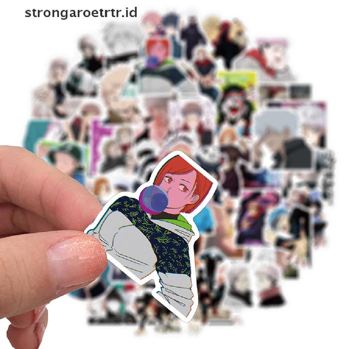 Gambar GP898 50 Pcs Stiker DesainJujutsu Kaisen Untuk Snowboard LaptopGitar dari Alit Rahman undefined Tokopedia