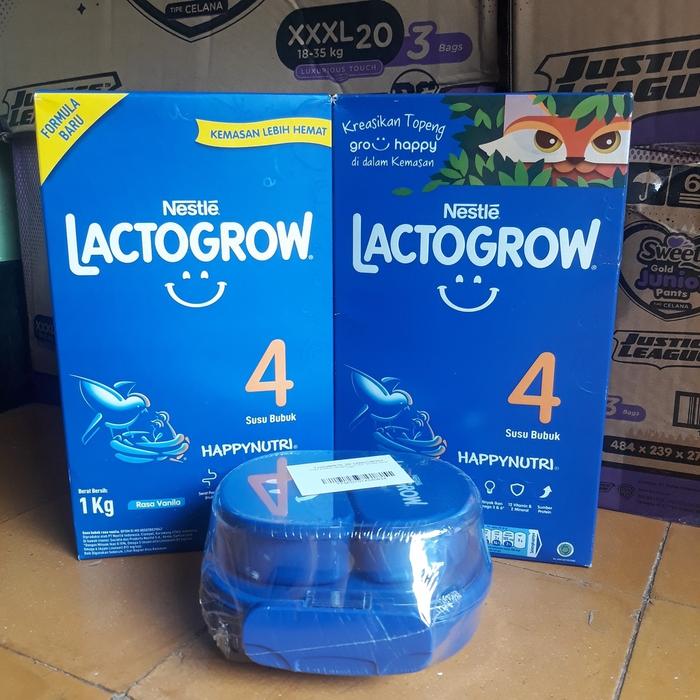 Gambar Lactogrow 4 1kg Vanila Madu Free Kotak Makan HABIS dari zakilestari647 undefined Tokopedia