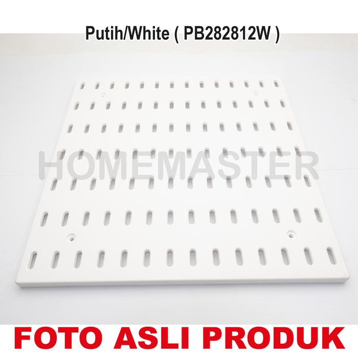 Gambar Pegboard/Papan Lubang/DIY/Display/Organizer & Aksesoris Multifungsi - 28x28x12 White dari HomemasterShop undefined Tokopedia
