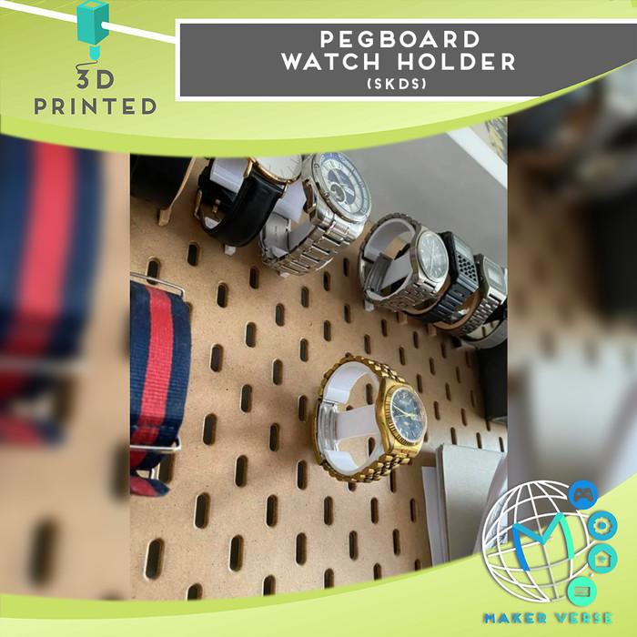 Gambar Pegboard Watch Holder / Rak Gunting Aksesoris Accessories - Putih dari Maker Verse undefined Tokopedia