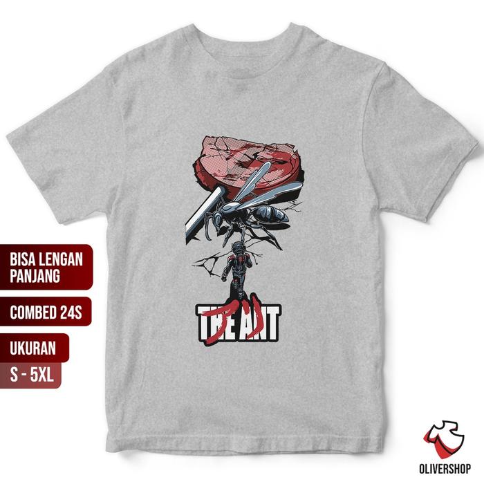 Gambar Baju Kaos ANTMAN ant man akira style - MARVEL - PREMIUM combed 24s - Abu Muda, 3XL dari OliverSupply undefined Tokopedia