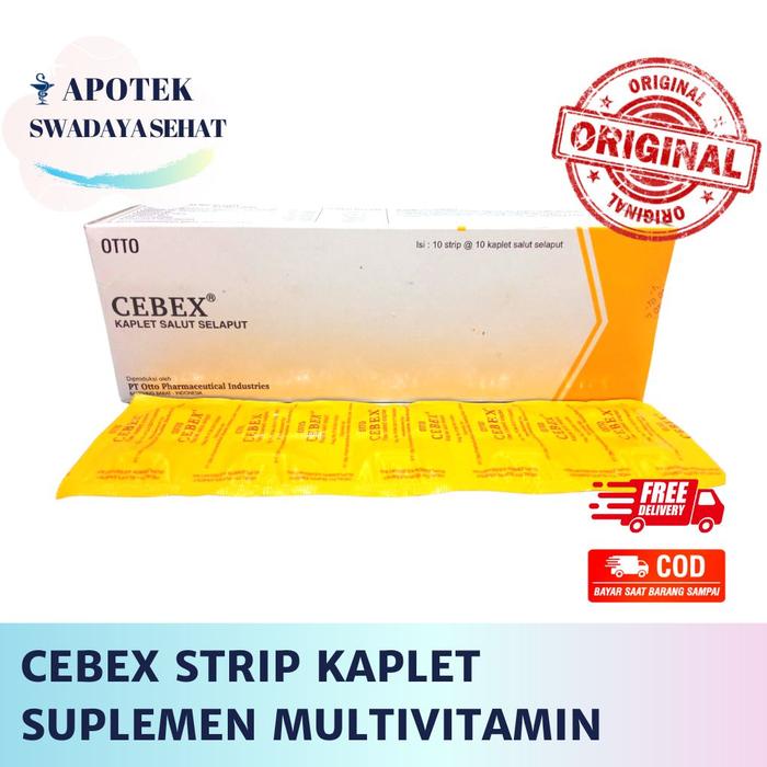 Gambar CEBEX Strip Kaplet - Suplemen Multivitamin - 6 TABLET dari BioLife.id undefined Tokopedia