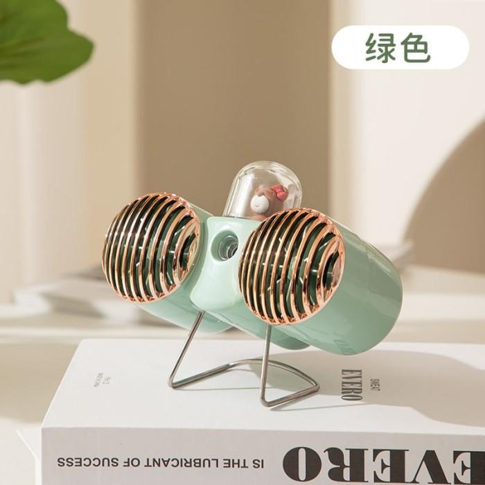 Gambar Nano Spray Dengan 2 Kipas Pendingin Penyegar udara Portabel Mini Spray - Hijau dari Anabelolshop undefined Tokopedia