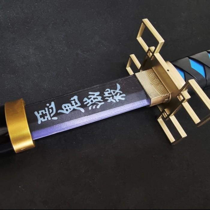 Gambar Mainan Pedang Nichirin Blade Pedang Pedangan Demon Slayer LIGHT SOUND - Biru dari The Uncle Jack Shop undefined Tokopedia