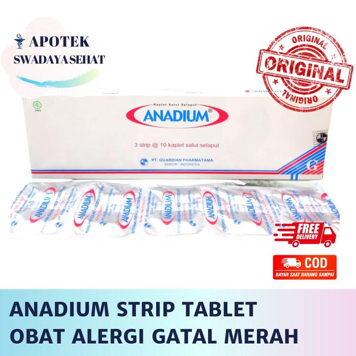 Gambar ANADIUM Strip Tablet - Obat Wasir Varises - 2TABLET dari BioLife.id undefined Tokopedia