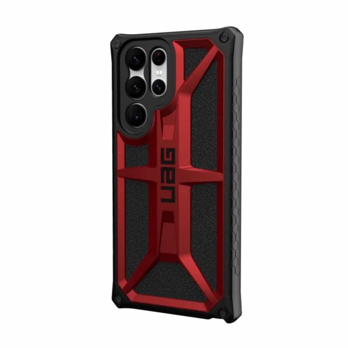 Gambar Casing Soft Case Compatible for Samsung S22 Ultra S 22 Plus UAG MONARCH Original - Crimson Red, S22 Ultra dari Supcase Official ID undefined Tokopedia
