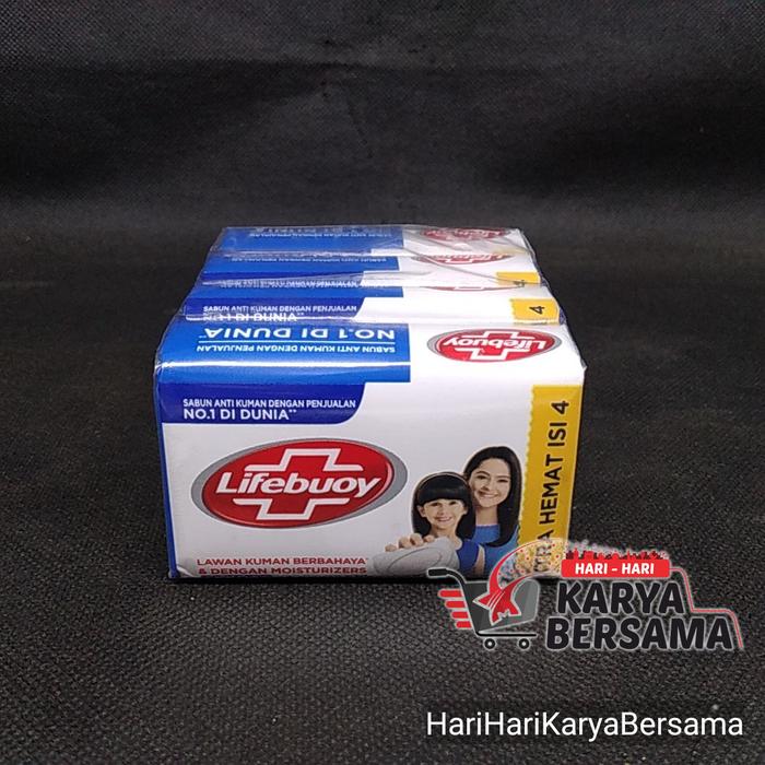 Gambar LIFEBUOY BAR SOAP ANTIBACTERIAL MILD CARE 4'S X 60GR dari HariHariKaryaBersama undefined Tokopedia