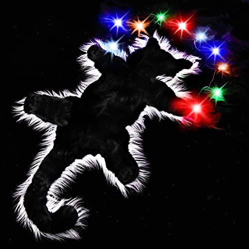 Gambar 33.5 x 19.7 Inch Christmas Light up Fried Cat Rug Fried dari Home and Kitchen USA undefined Tokopedia