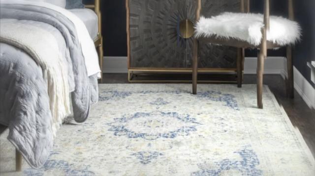 Gambar nuLOOM Amaya Abstract Area Rug, 5 x 8, Gold dari Home and Kitchen USA undefined Tokopedia
