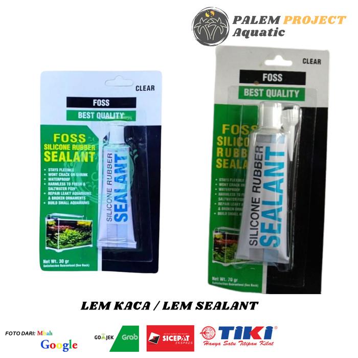 LEM SEALANT Lem Kaca Lem Kaca Silikon Silicone Rubber Foss Sealant 70  GRAM di Falah Teknik_new Tokopedia - Main Image