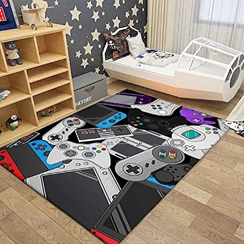 Gambar Home Area Gamer Rugs with Game Controller Design,Non Slip(120x160cm) dari Home and Kitchen USA undefined Tokopedia